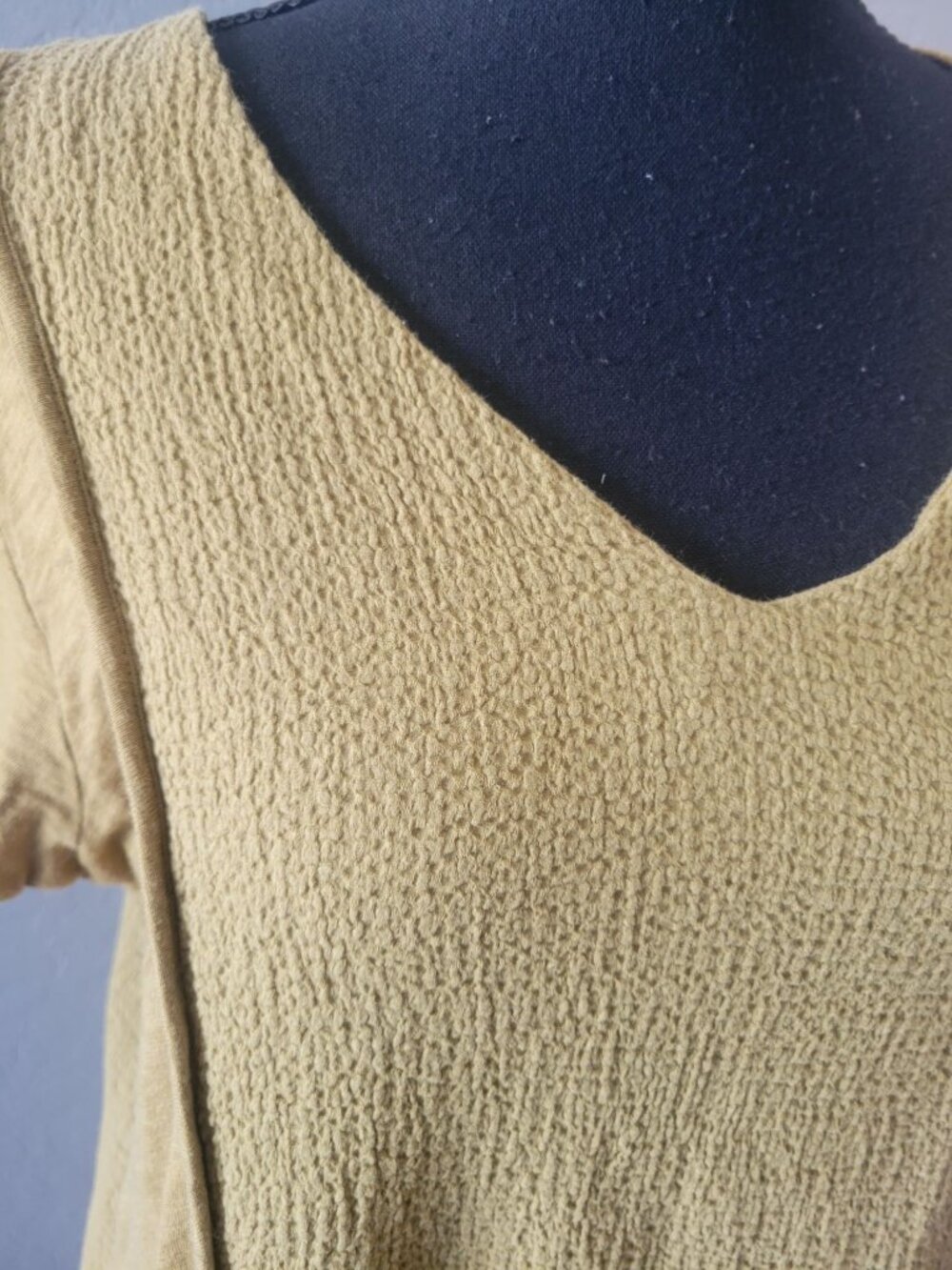Soft Surroundings Mixed Media Tunic Size M Lagenlook Relaxed Fit Boho Chic - Picture 3 of 9